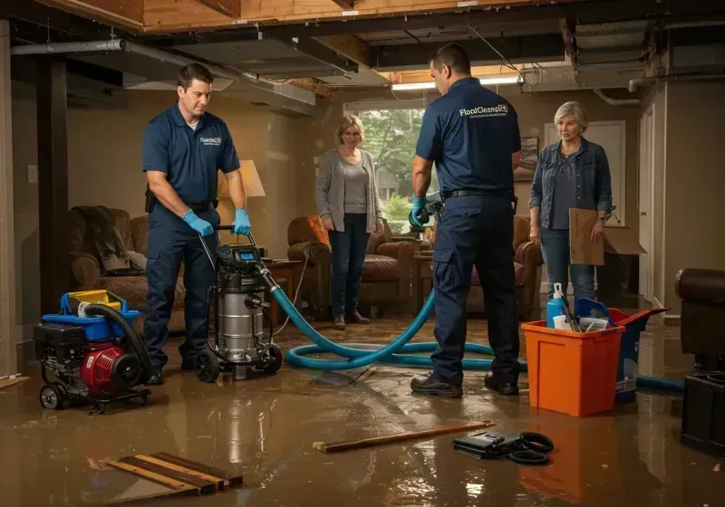 Basement Water Extraction and Removal Techniques process in Union Springs, AL